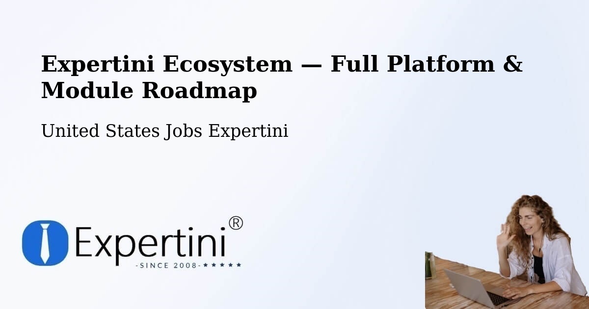 Expertini Ecosystem — Full Platform & Module Roadmap – Dublin